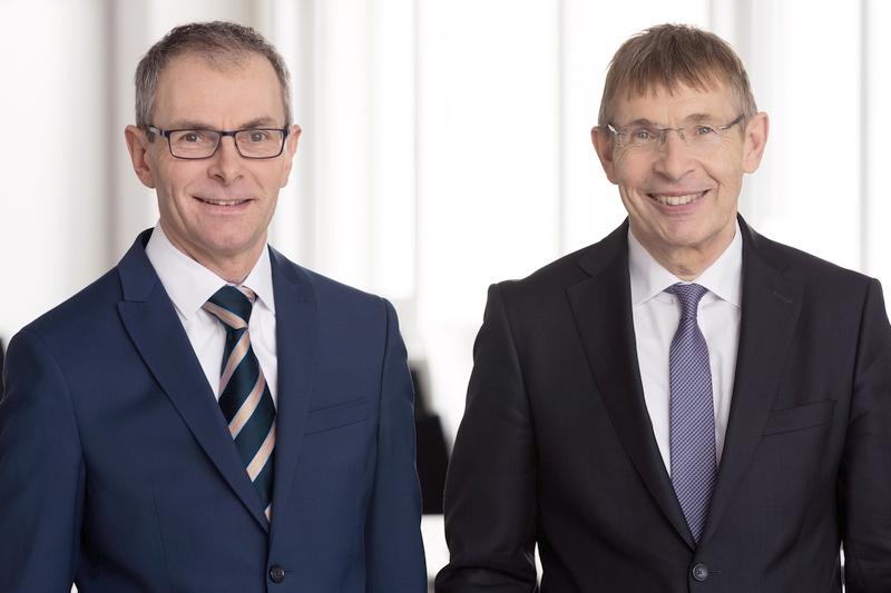 Prof. Klaus Cichutek und Prof. Stefan Vieths (Source: T. Jansen / Paul-Ehrlich-Institut)